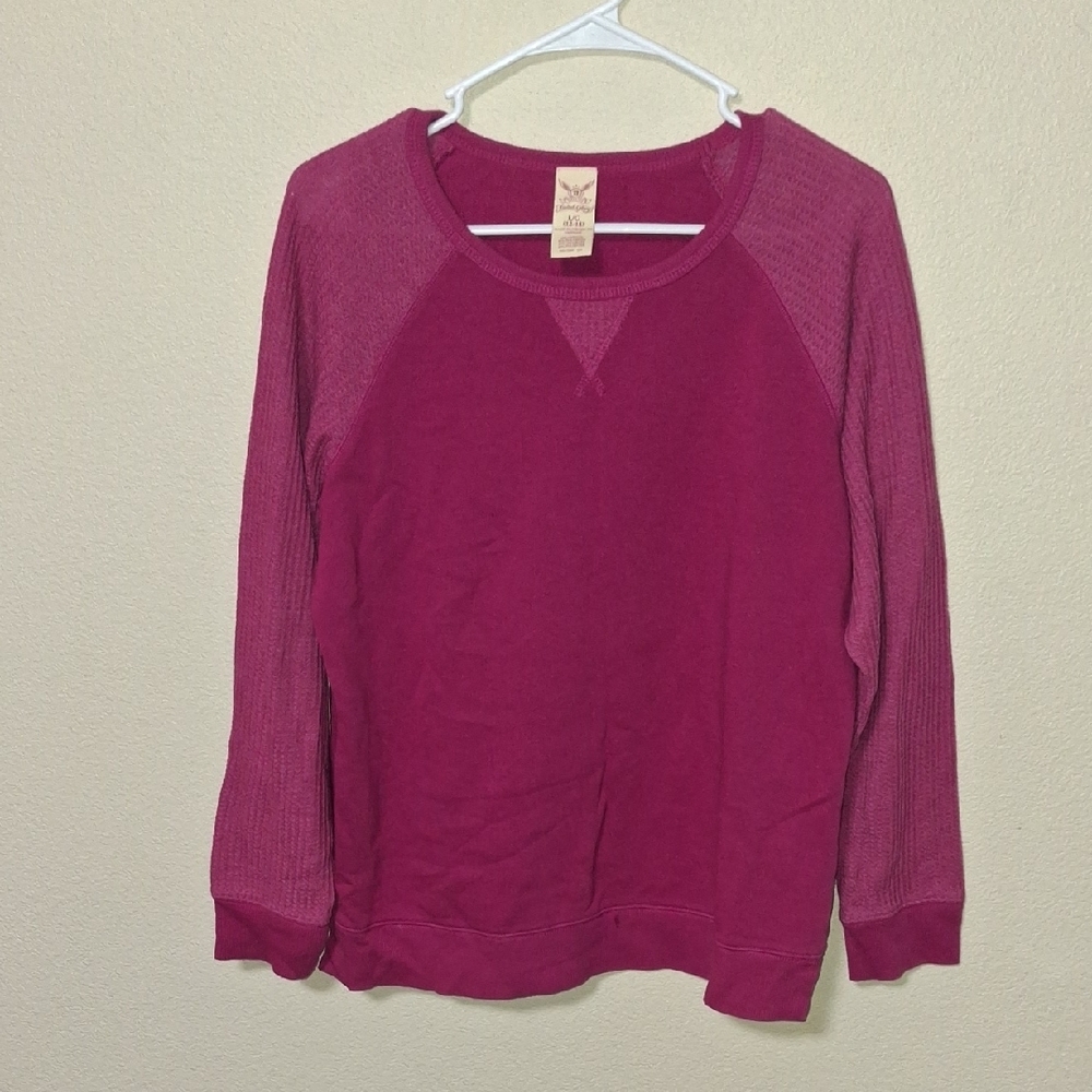 Faded Glory Magenta Long Sleeve Top